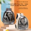 6-11.jpeg Capsule Transparent Outdoor Portable Pet Travel Backpack