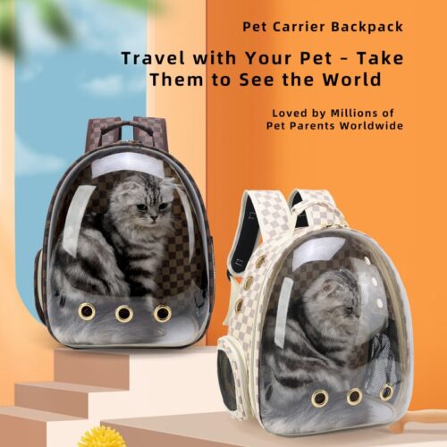 6-11.jpeg Capsule Transparent Outdoor Portable Pet Travel Backpack