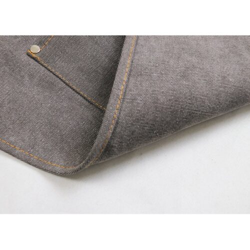 Denim Workwear Apron with Logo Print